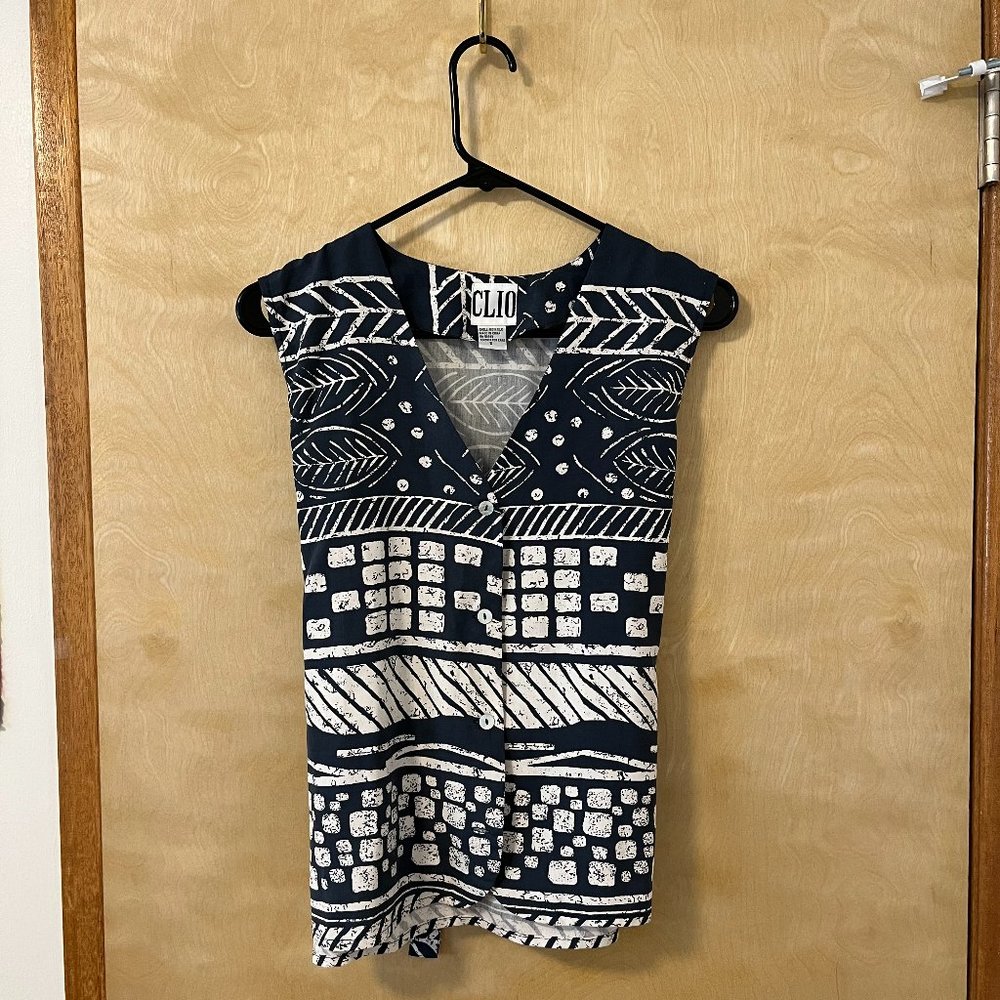 Vintage Clio Silk Blouse